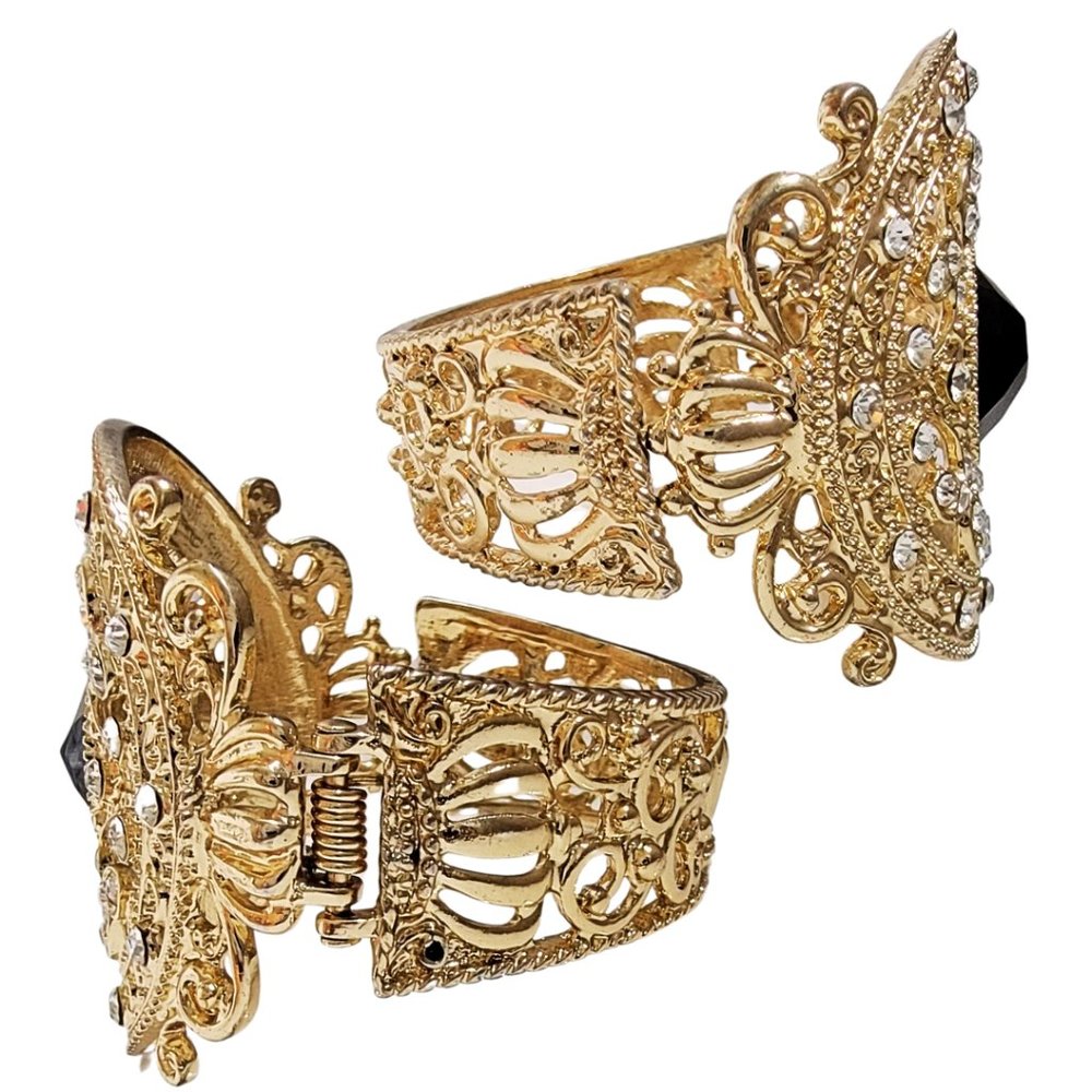 Art Deco Bling Cuff - Picture 2 of 3